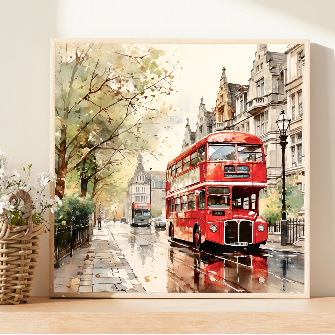London Travel Art Print Gift For Art Lovers - Image 3