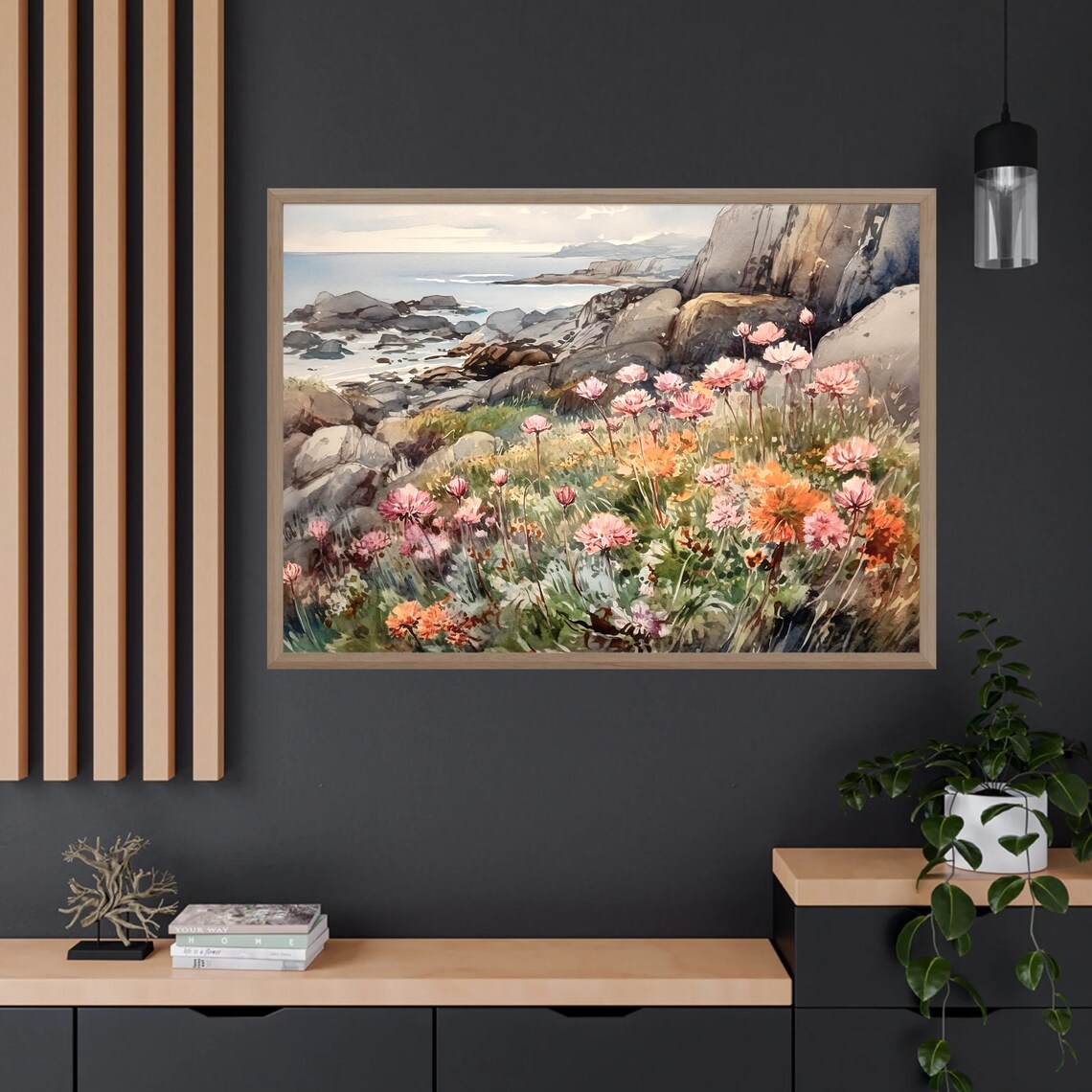 Isle Of Skye Watercolor Coastal Landscape Art Print - Image 3
