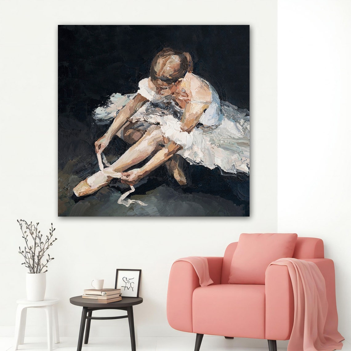 Ballerina Print Art Ballerina Fine Art Print Ballerina Painting Artistic Dance Wall Art Ballerina In A White Dress - Image 5