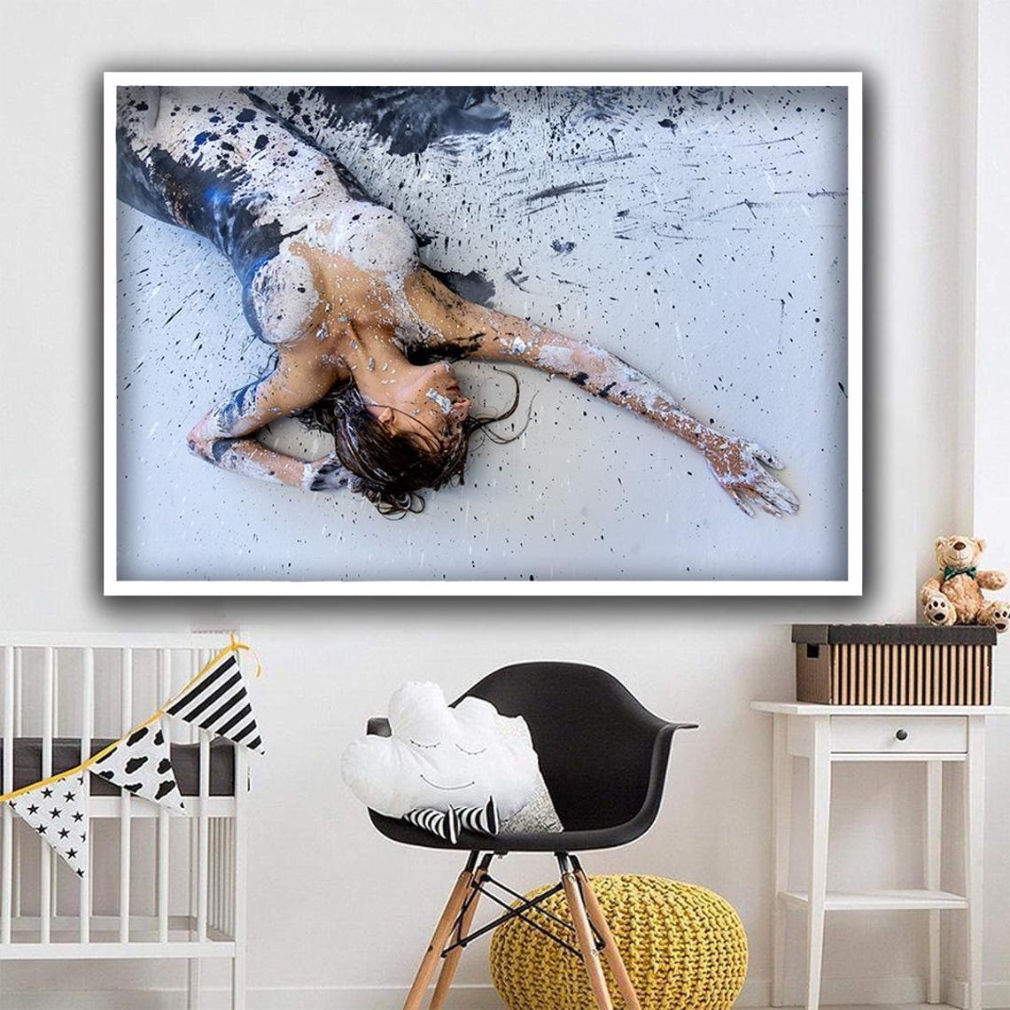 Sexy Woman Art Attractive Girl Print Sensual Photo Wall Decor Beautiful Girl Poster Woman Art Print Erotic Wall Art - Image 4