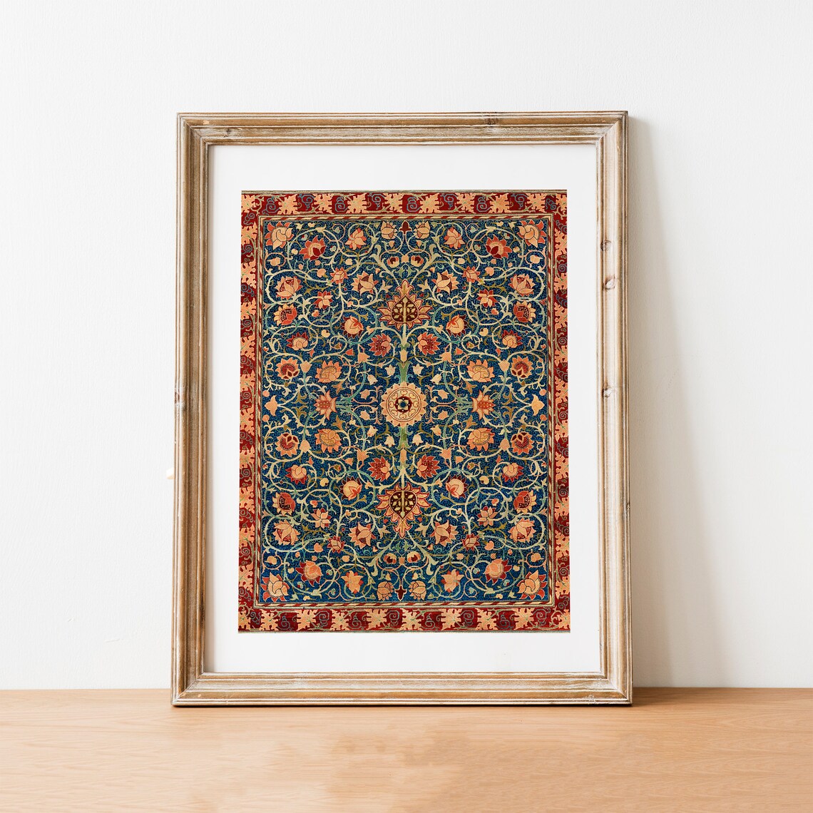 Vintage Textile Tapestry Print, Modern Farmhouse - Image 2