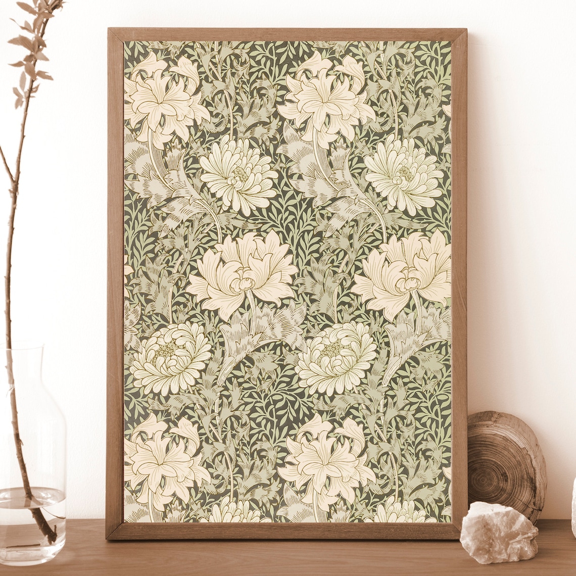 Vintage Textile Antique Tapestry Art Print - Image 2