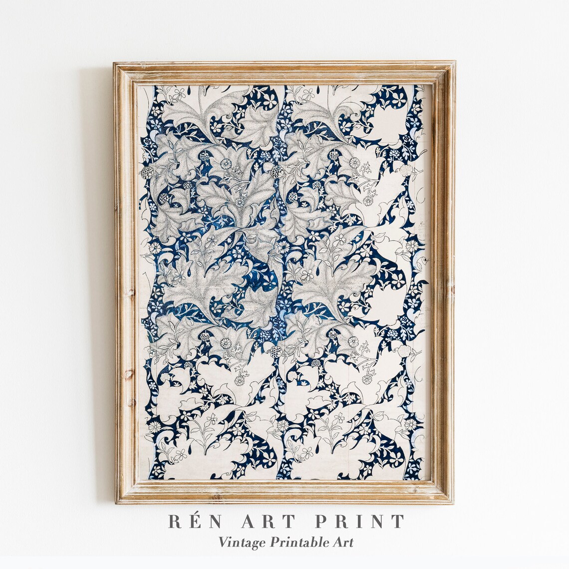 William Morris Vintage Floral Pattern Art Print
