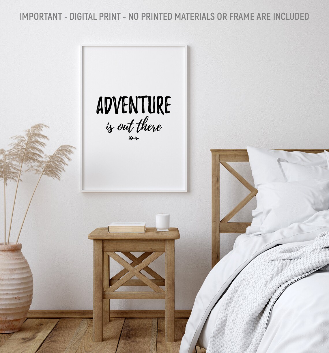 Adventure Is Out There Motivational Art Print - Image 2
