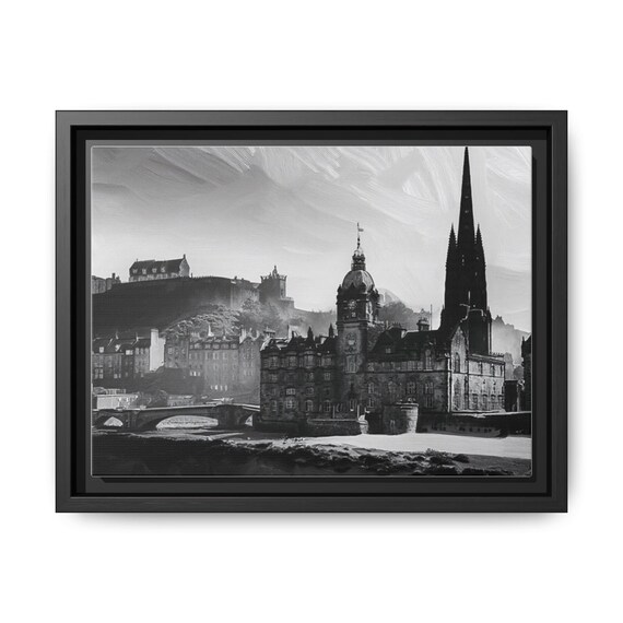 Wall Art Print Scotland Castle Matte Framed Edinburgh Castle Decor Scottish Castle Art Castle Wall Decor Scotland Wall Art