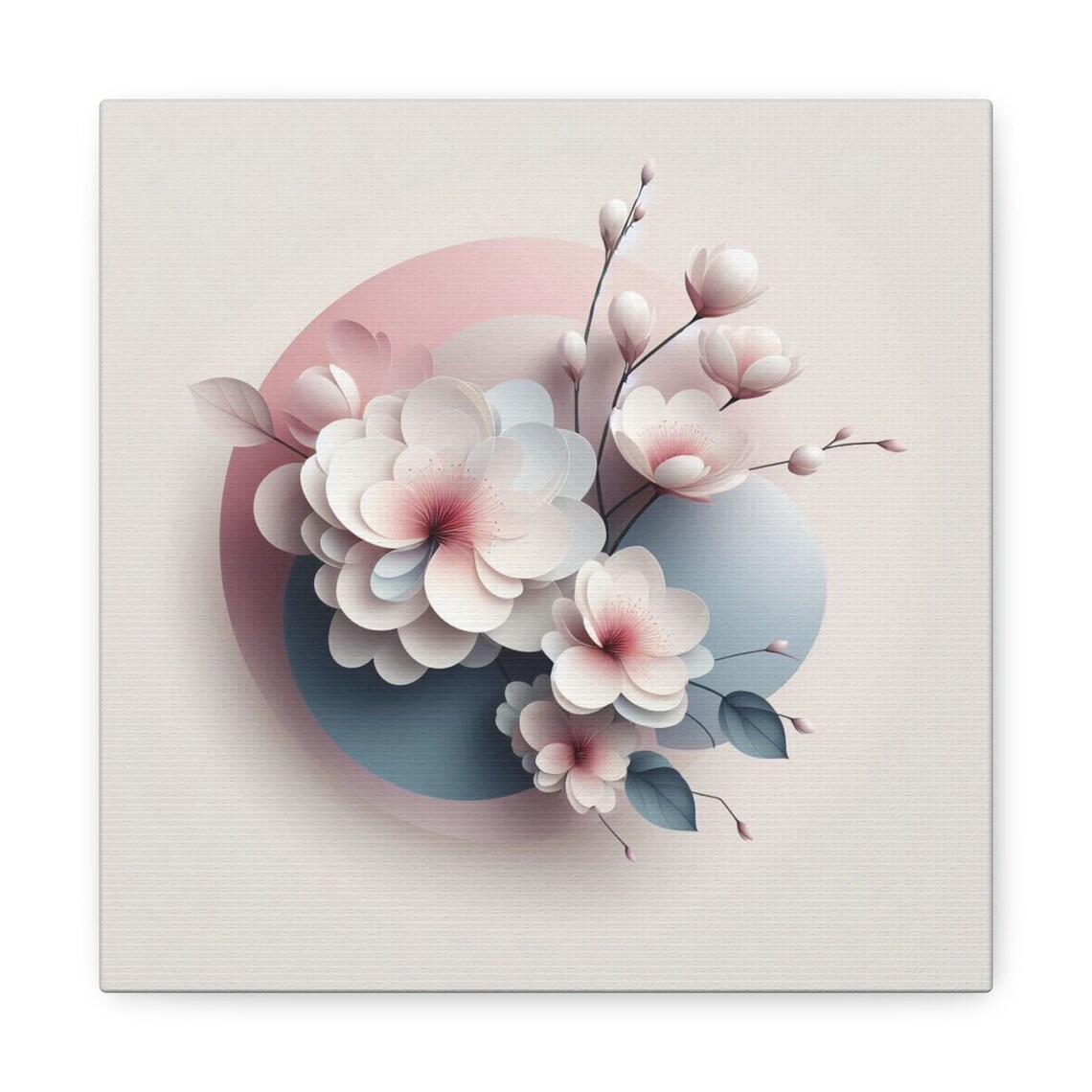 Flower Blossom Art Print, Vibrant Floral Decor - Image 3