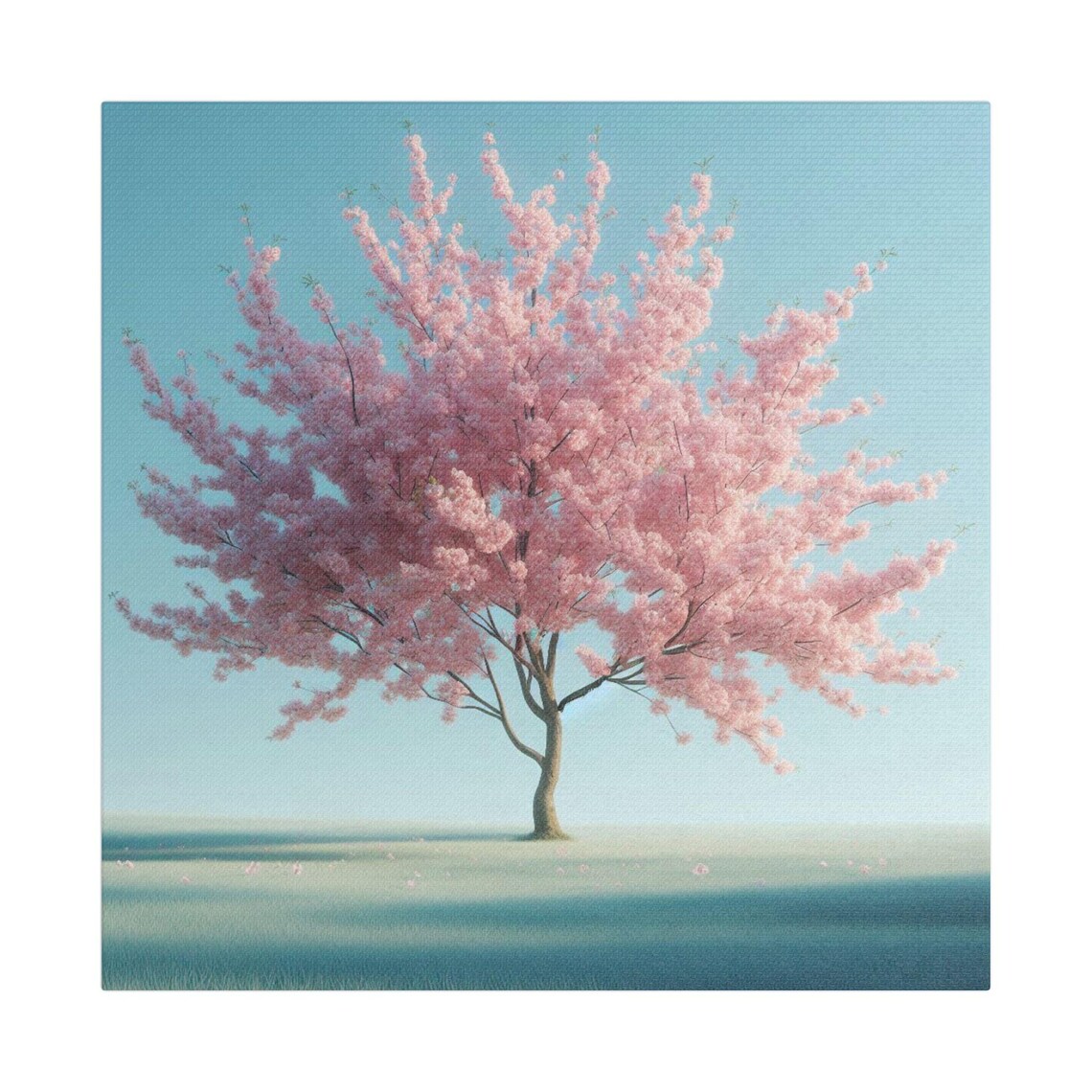 Spring Blossom Pink Tree, Floral Wall Decor - Image 2