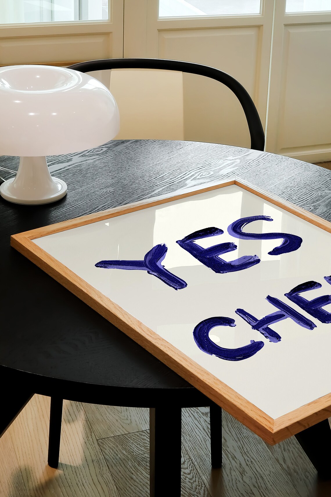 Yes Chef Kitchen Minimalist Cooking Art Print - Image 2