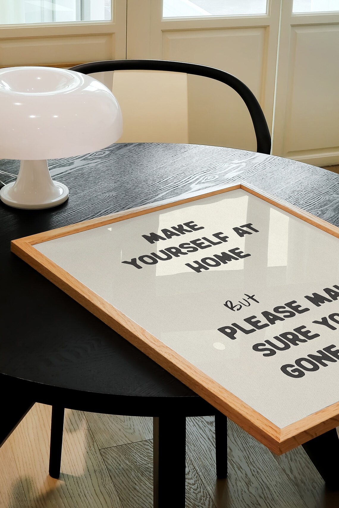 Please Leave By 9pm Funny Quote Wall Art Print - Image 3