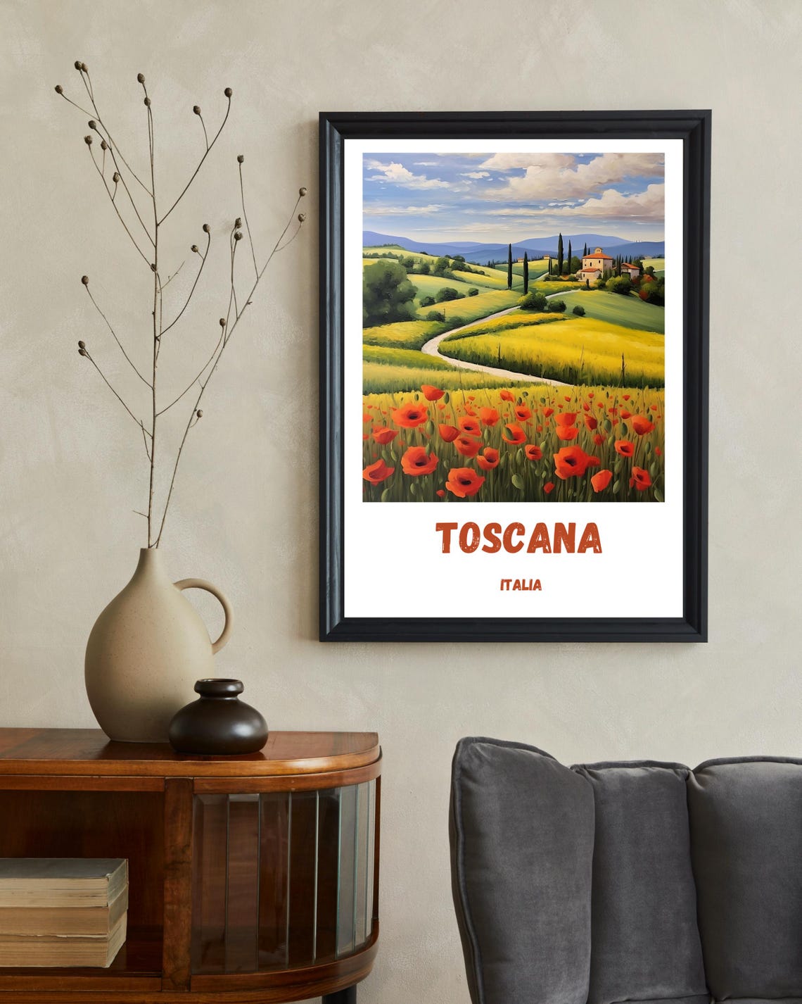 Tuscany Travel Poster, Italy Wall Art - Image 2