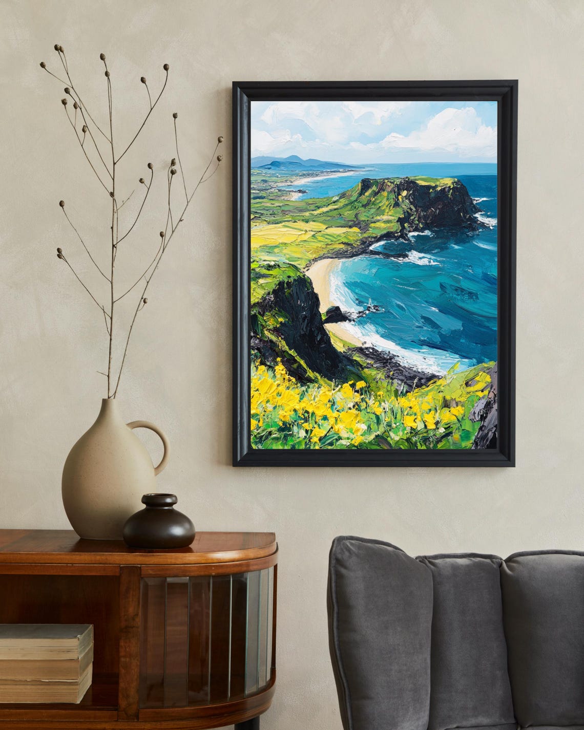 Jeju Island South Korea Travel Poster, Nature Art - Image 2