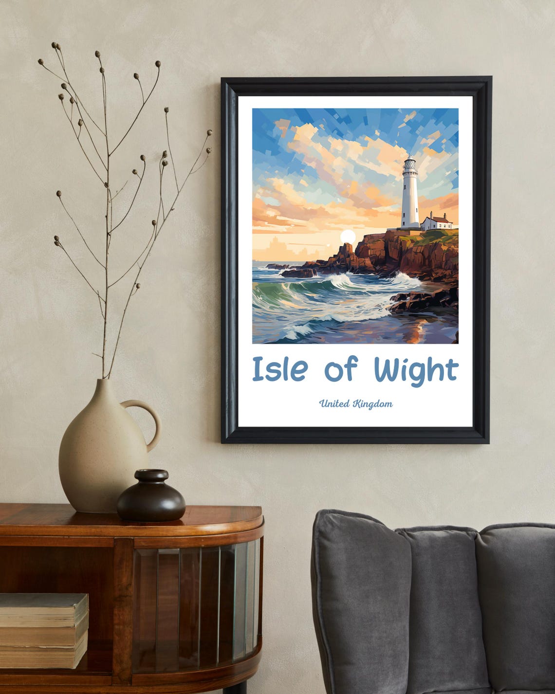 Isle Of Wight Travel Poster, England Gift - Image 2