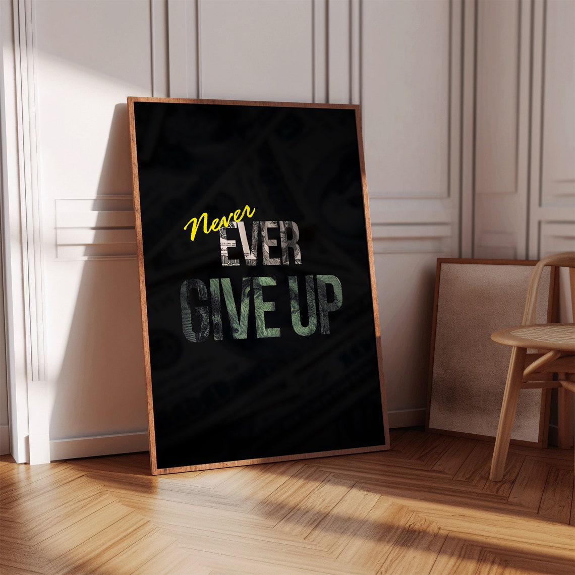 Gym Decor Masculine Wall Art Dopamine Decor Motivational Hard Work Office Decor Work Decor Inspiration Hard Work Wall Art - Image 3