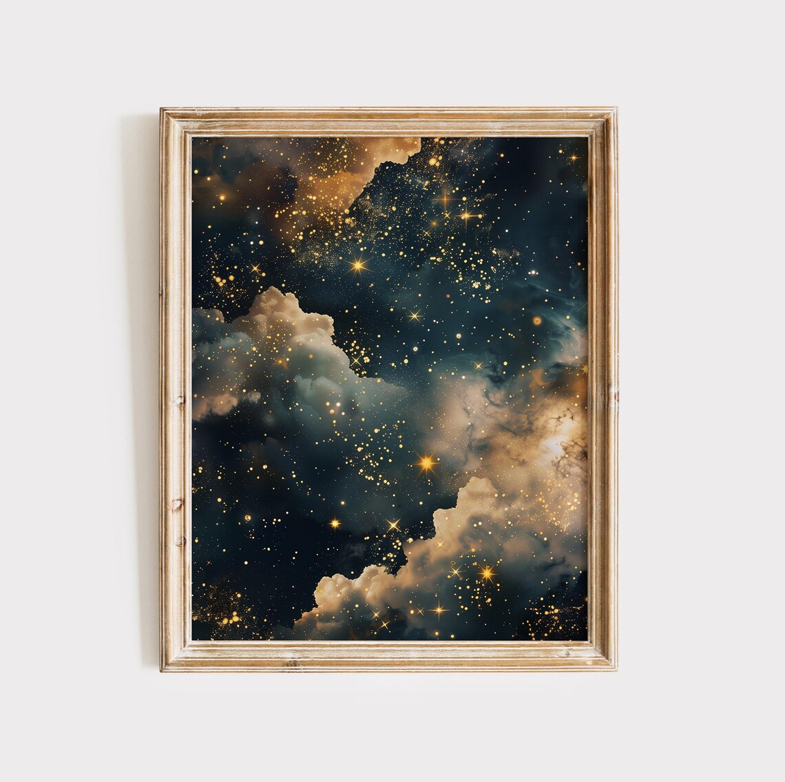 Moody Celestial Print, Dark Academia Starry Night - Image 3