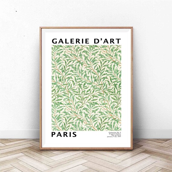 Paris Modern Art Exhibition Poster, William Morris