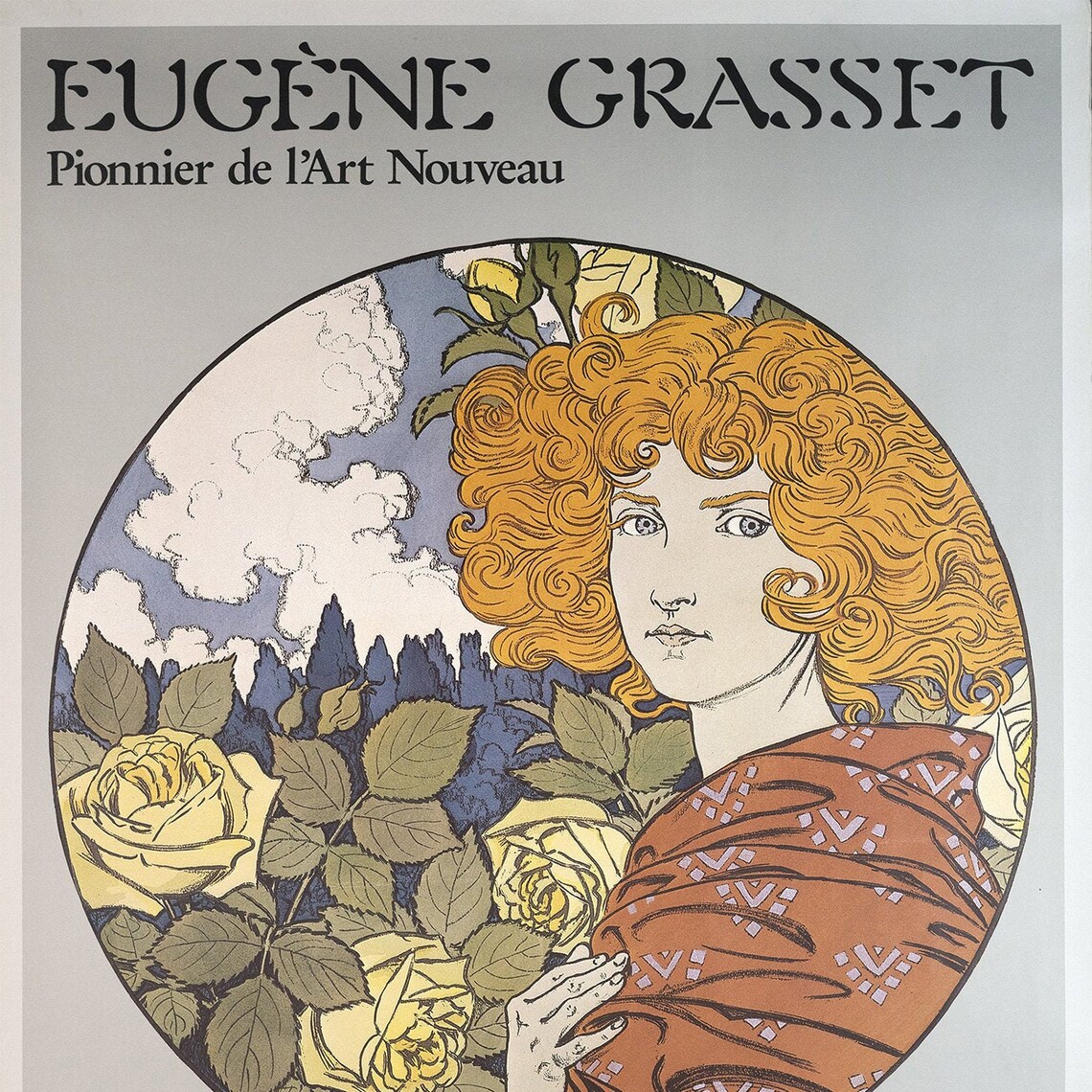 Alphonse Mucha Art Nouveau Poster, Vintage Style - Image 2