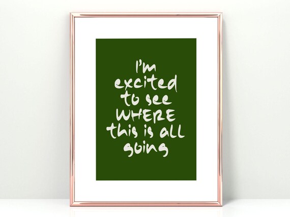 Happy Quote, Motivational Workspace Decor Poster