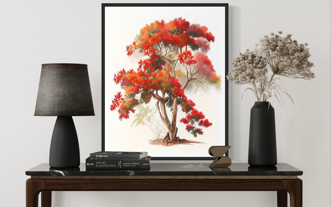 Flame Tree Wall Art - Image 3