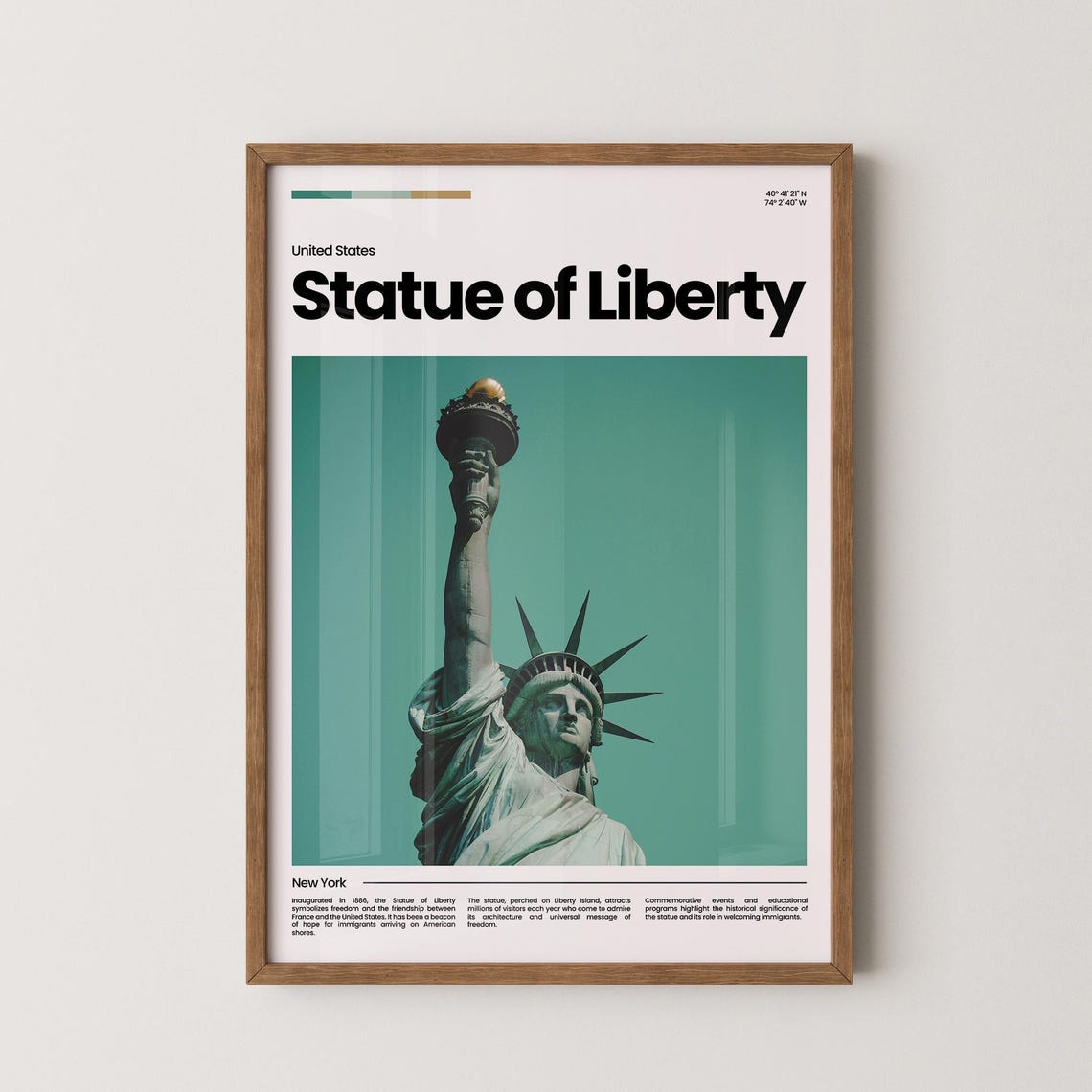 Statue Of Liberty Travel Poster Statue Of Liberty Poster Statue Of Liberty Photo Poster Statue Of Liberty Print Travel Gift