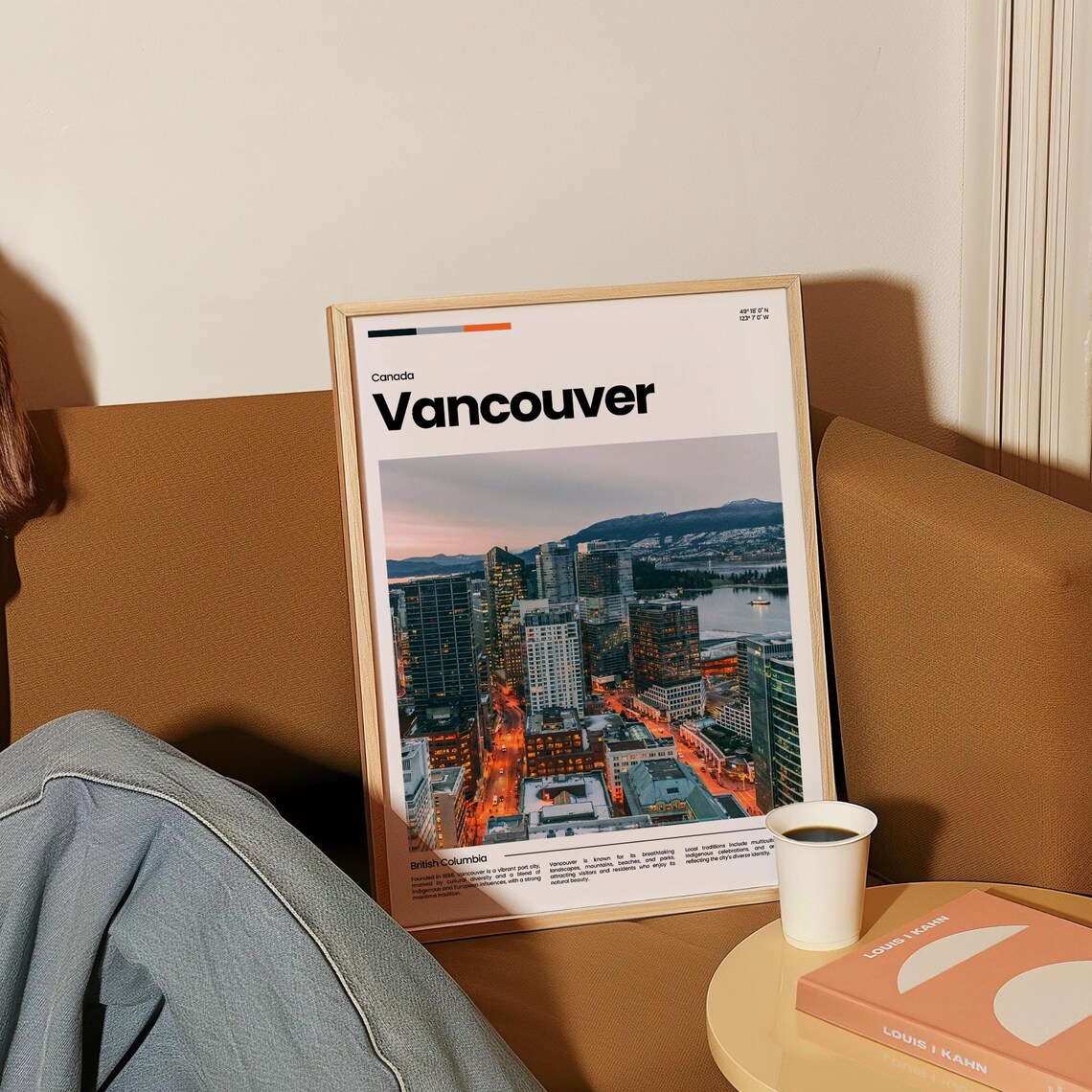 Vancouver Travel Poster Vancouver Poster Vancouver Photo Poster Vancouver Art Print Canada Poster Canada Travel Poster Travel Gift - Image 4