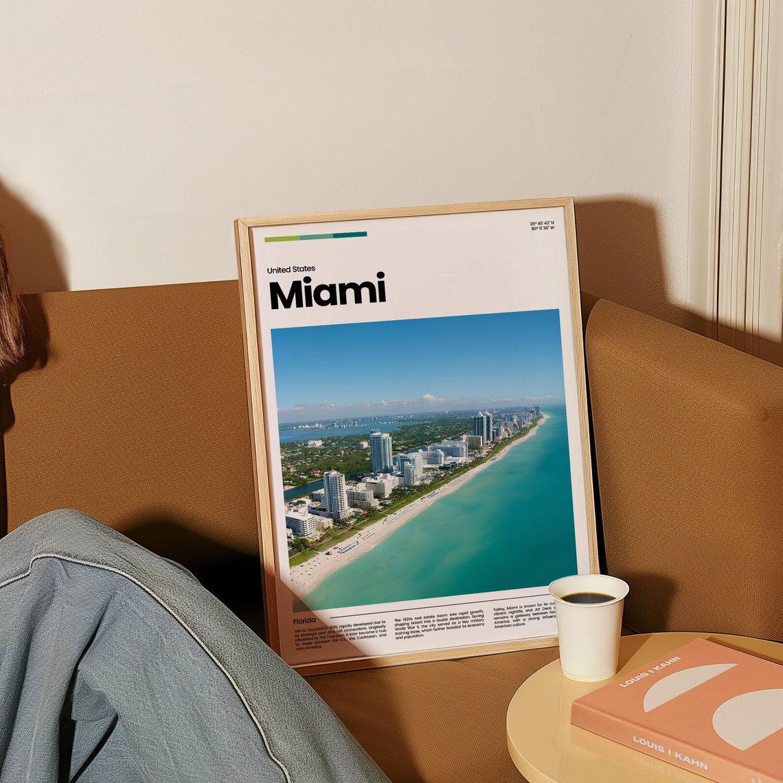 Miami Travel Poster Miami Poster Miami Photo Poster Miami Art Print Miami Art Usa Poster Usa Travel Poster Travel Gift - Image 4
