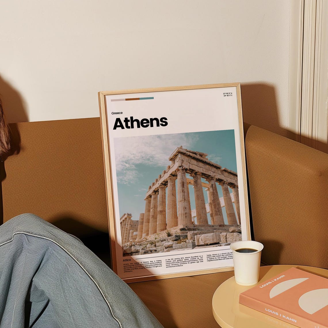 Athens Parthenon Acropolis Ancient Greece Heritage Travel Poster - Image 4