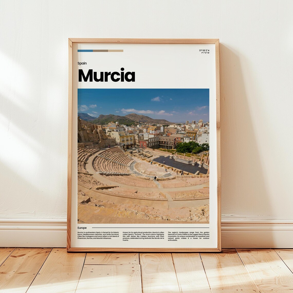 Murcia Poster Print Photo Spain Travel Gift
