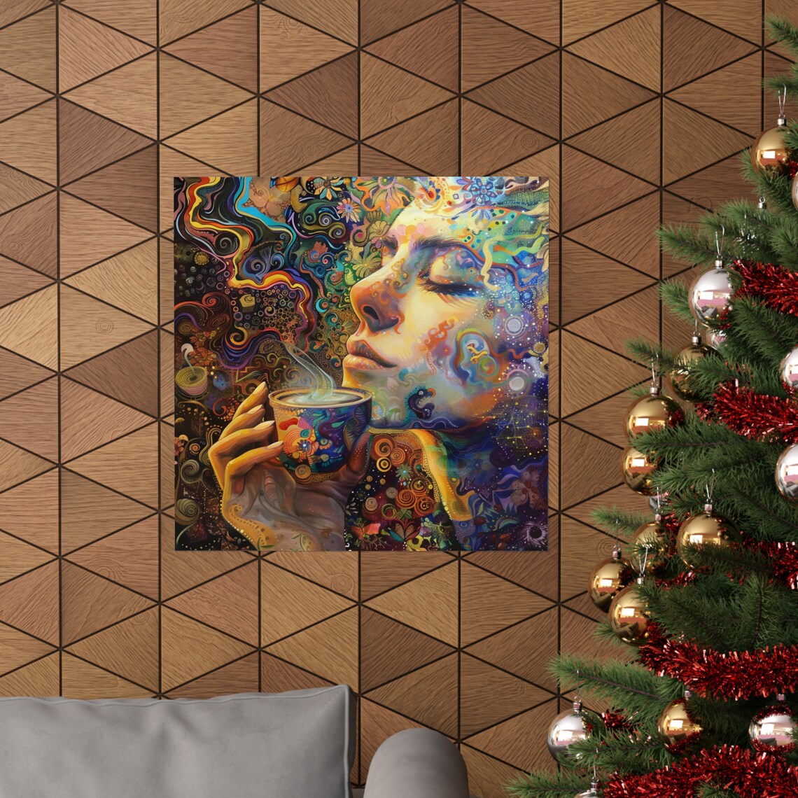 Coffee Euphoria - Abstract Coffee Art Print - Image 4