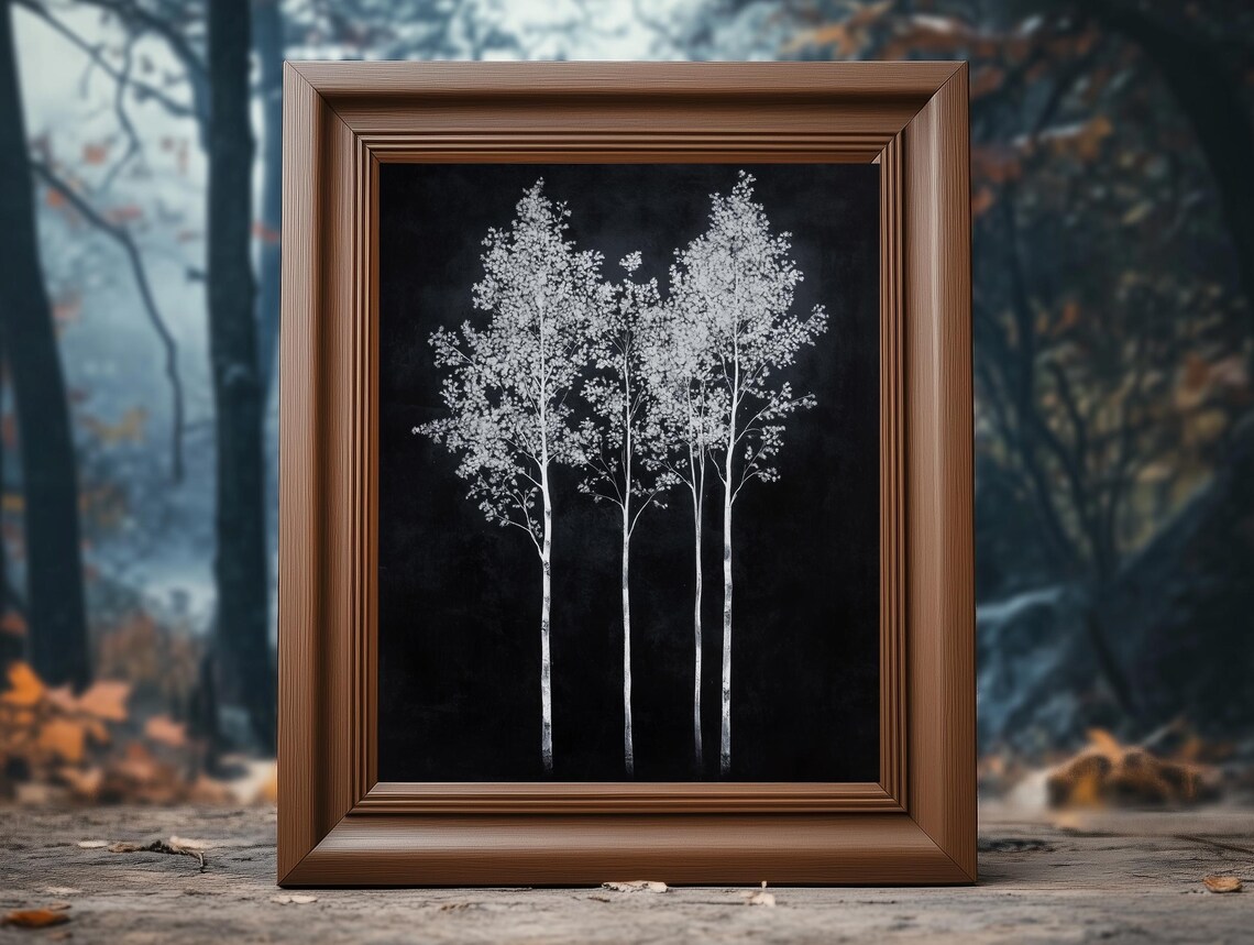 Thanksgiving Art Dark Floral Wall Print Moody Vintage Botanical Art Autumn - Image 4