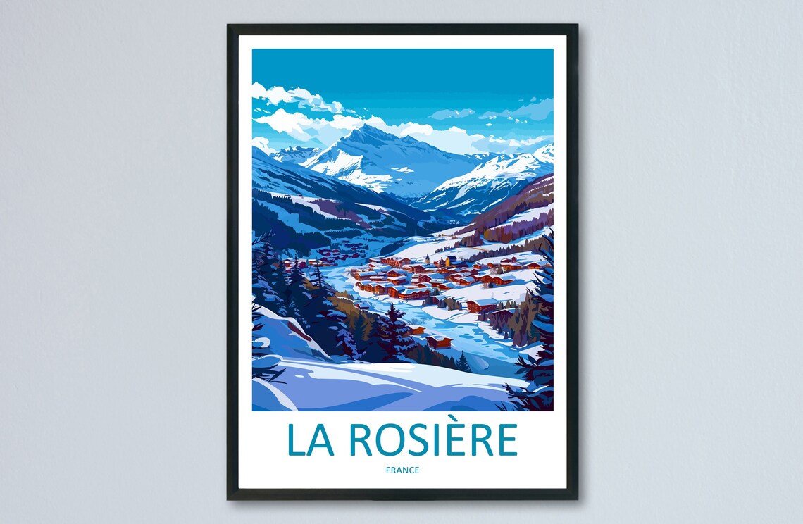La Rosire Travel Poster, Place-Name Wall Art
