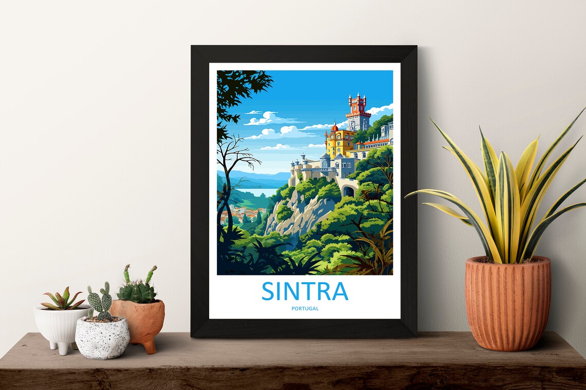 Sintra Travel Poster, Portugal Wall Decor - Image 3
