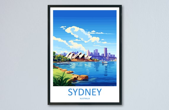 Sydney Opera House Travel Poster, Australia