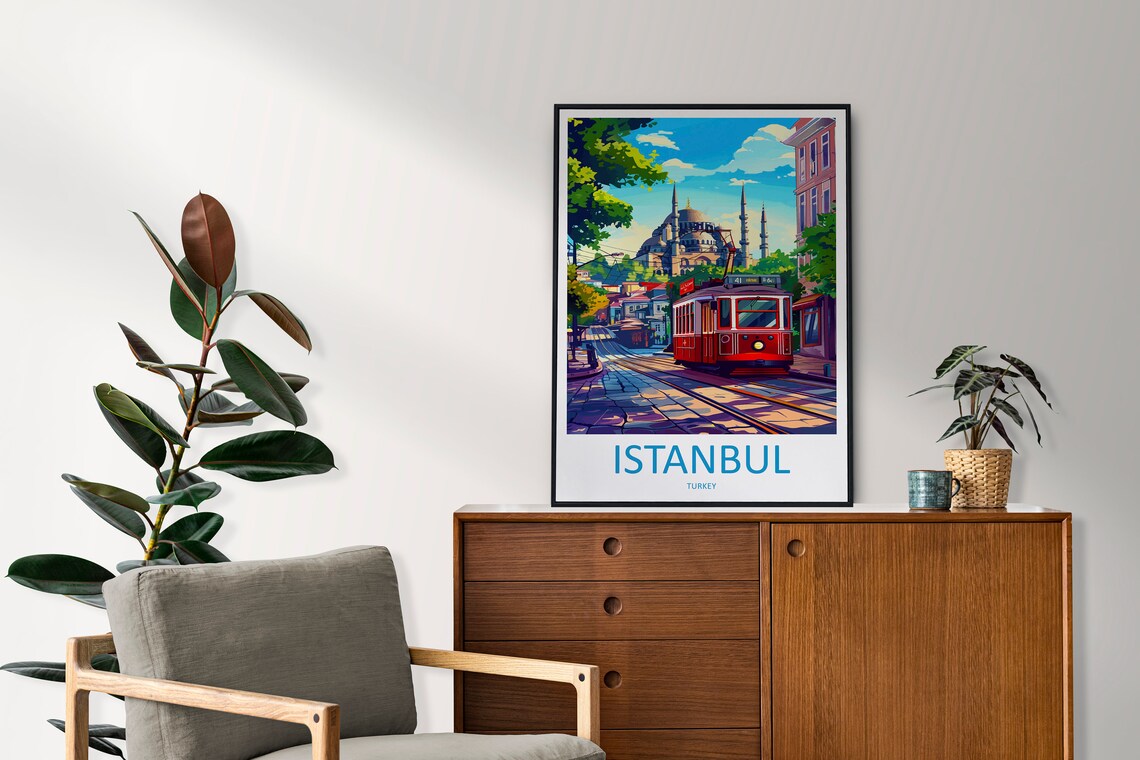 Istanbul Travel Print, Turkey Wall Art Print - Image 2