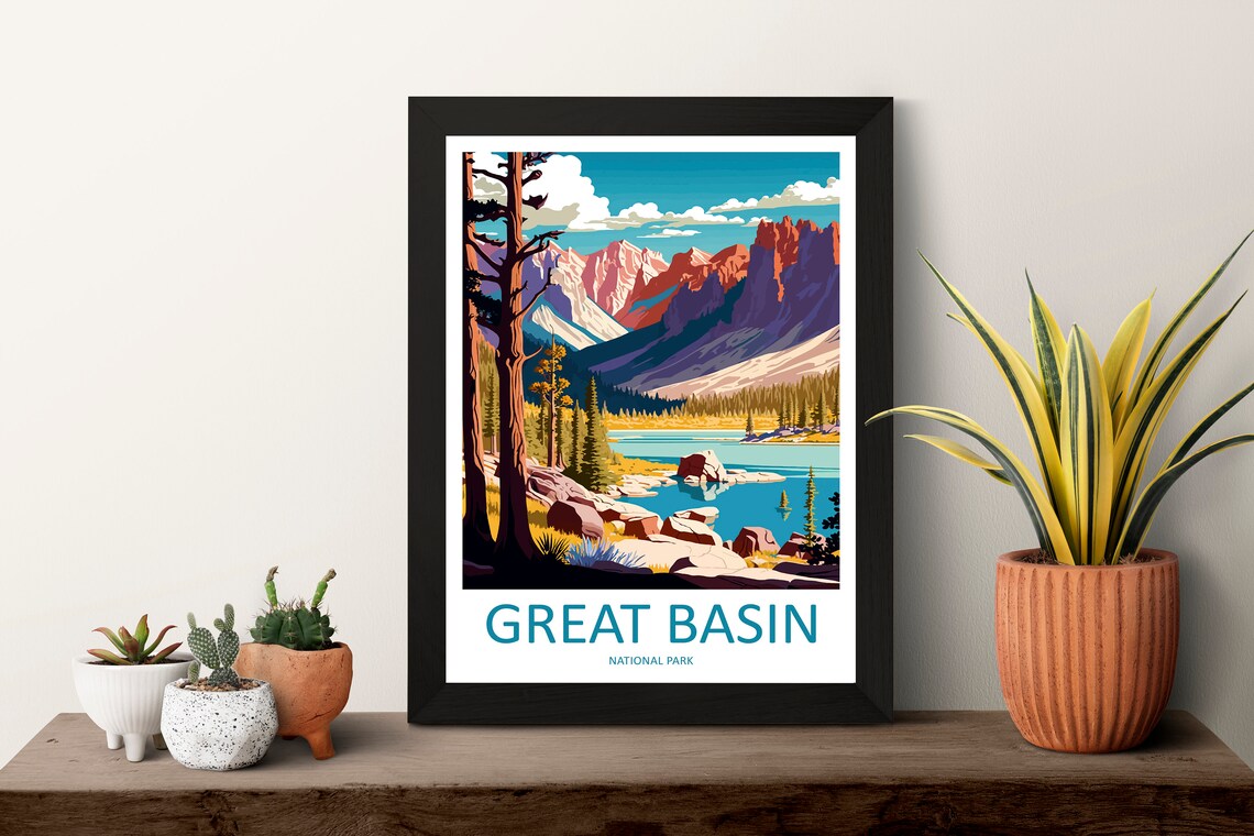 Great Basin National Park Travel Poster, Wall Decor - Image 3