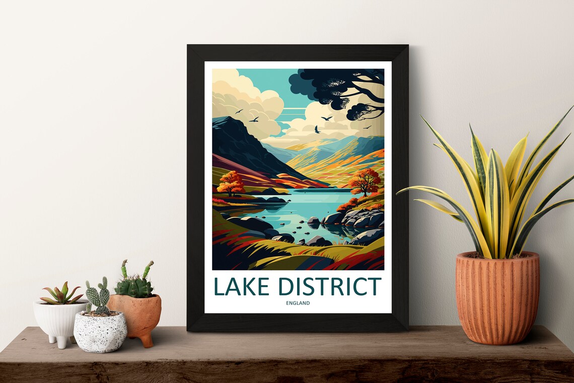 Lake District Home Decor Wall Art Print - Image 3