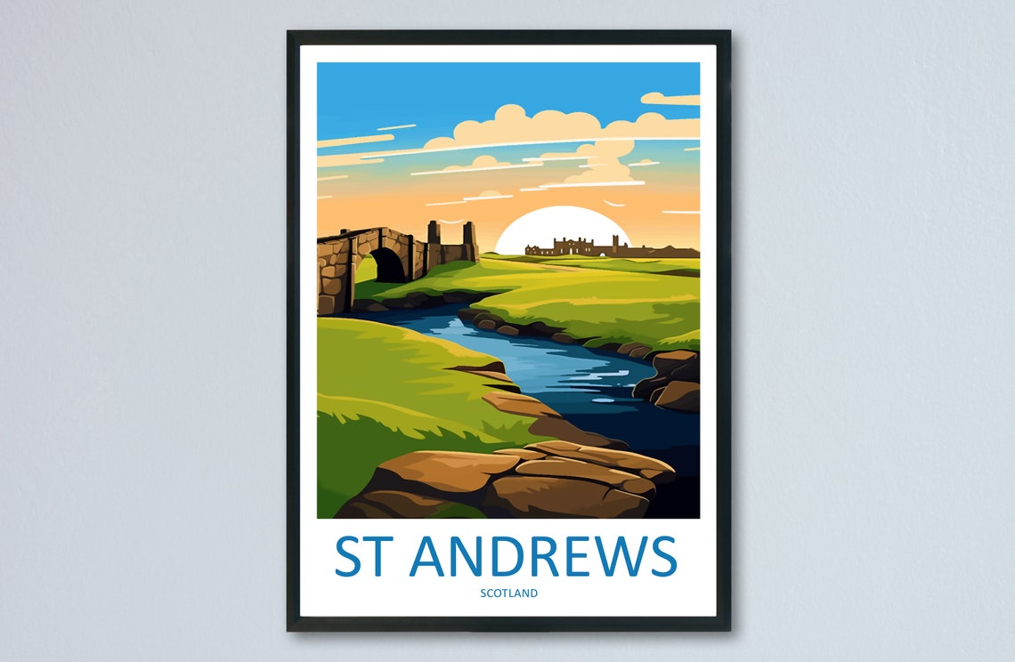 St Andrews Golf Course Wall Art Print