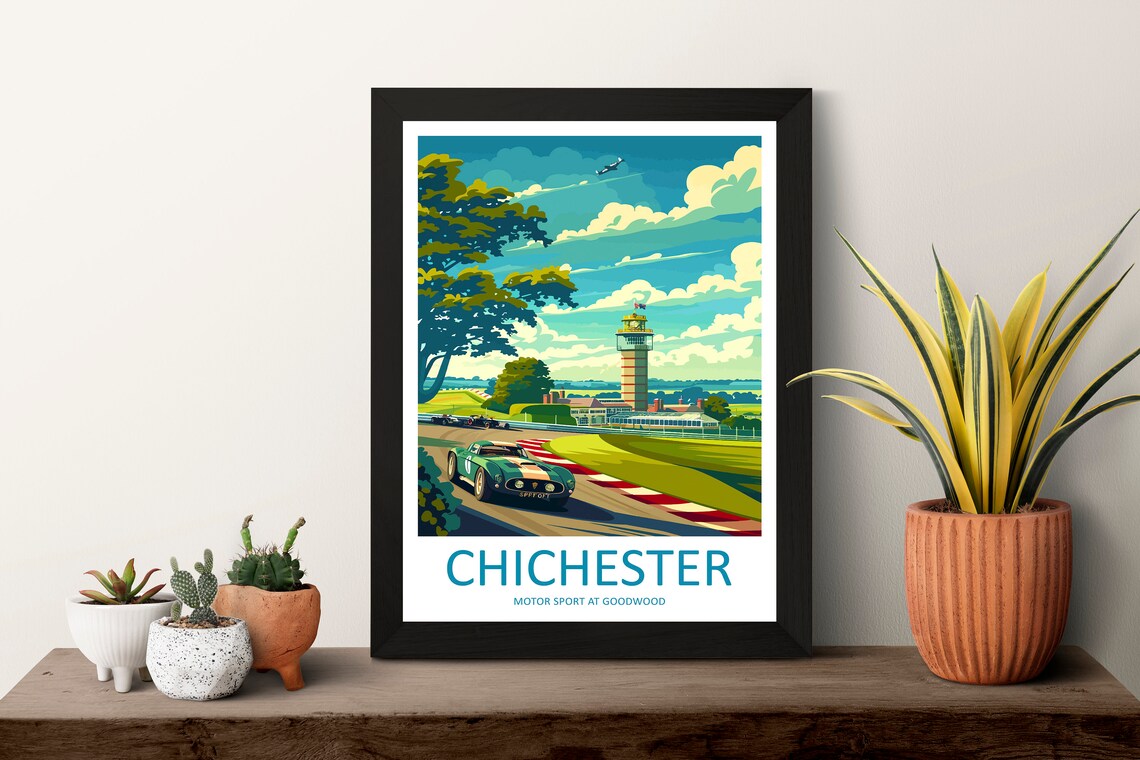 Chichester Motorsport at Goodwood Travel Poster - Image 2