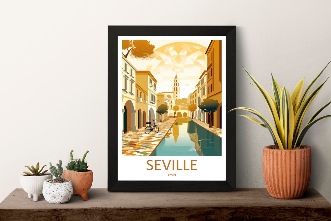 Seville Travel Poster, Spain Wall Art - Image 3