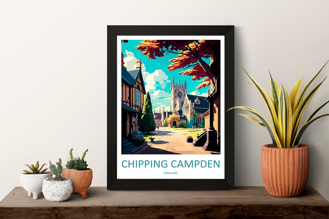 Chipping Campden Travel Poster, England Wall Art - Image 3