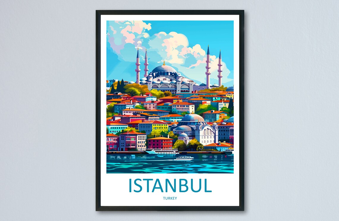 Istanbul Wall Hanging Home Decoration Poster