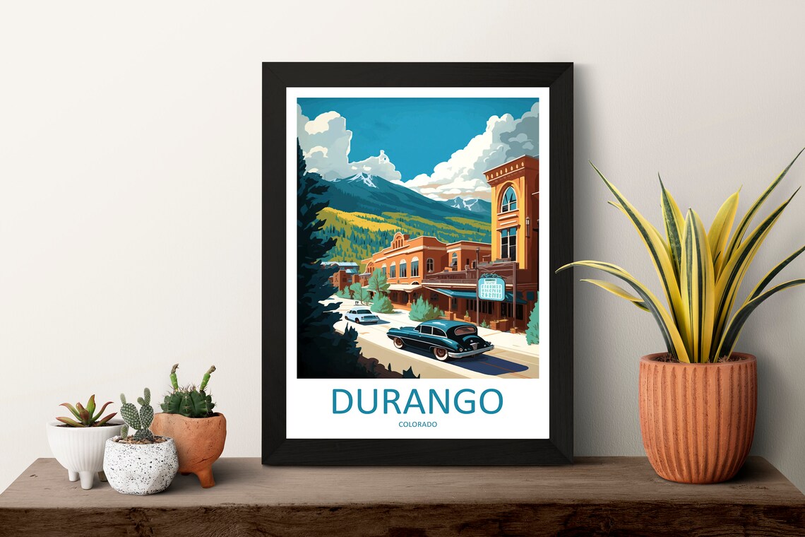 Durango Travel Poster, Colorado Place Print - Image 3
