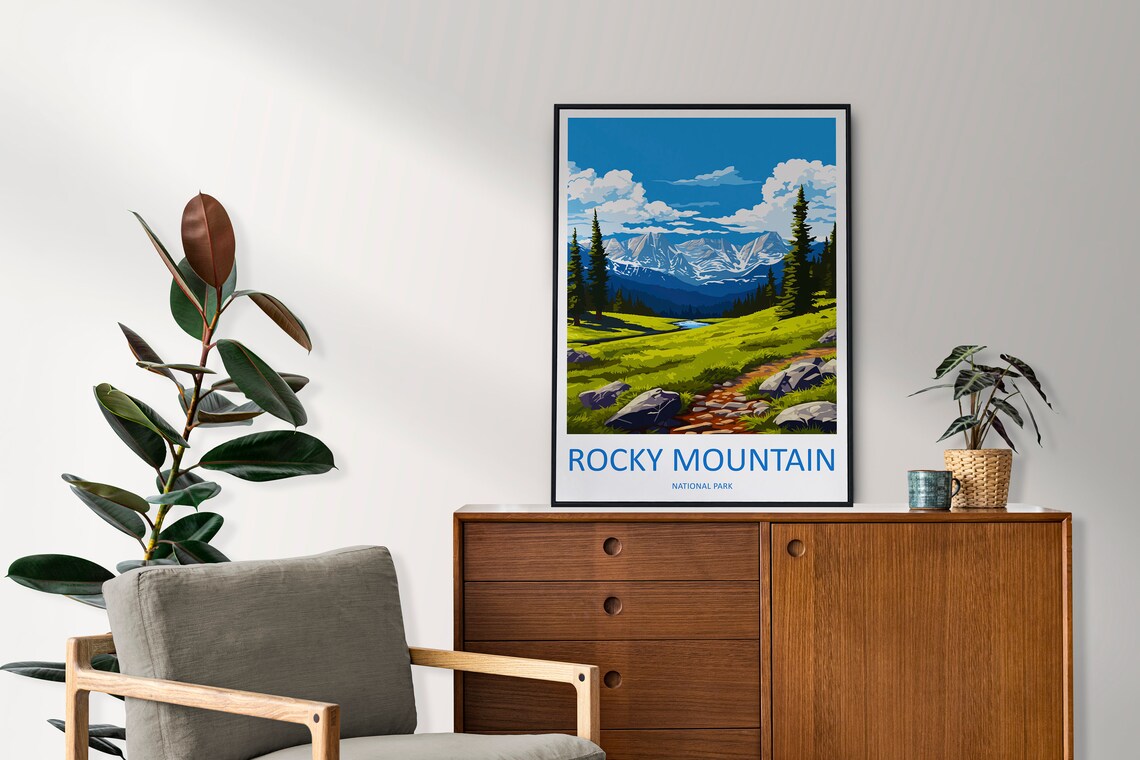 Rocky Mountain National Park Home Decor Poster - Image 2