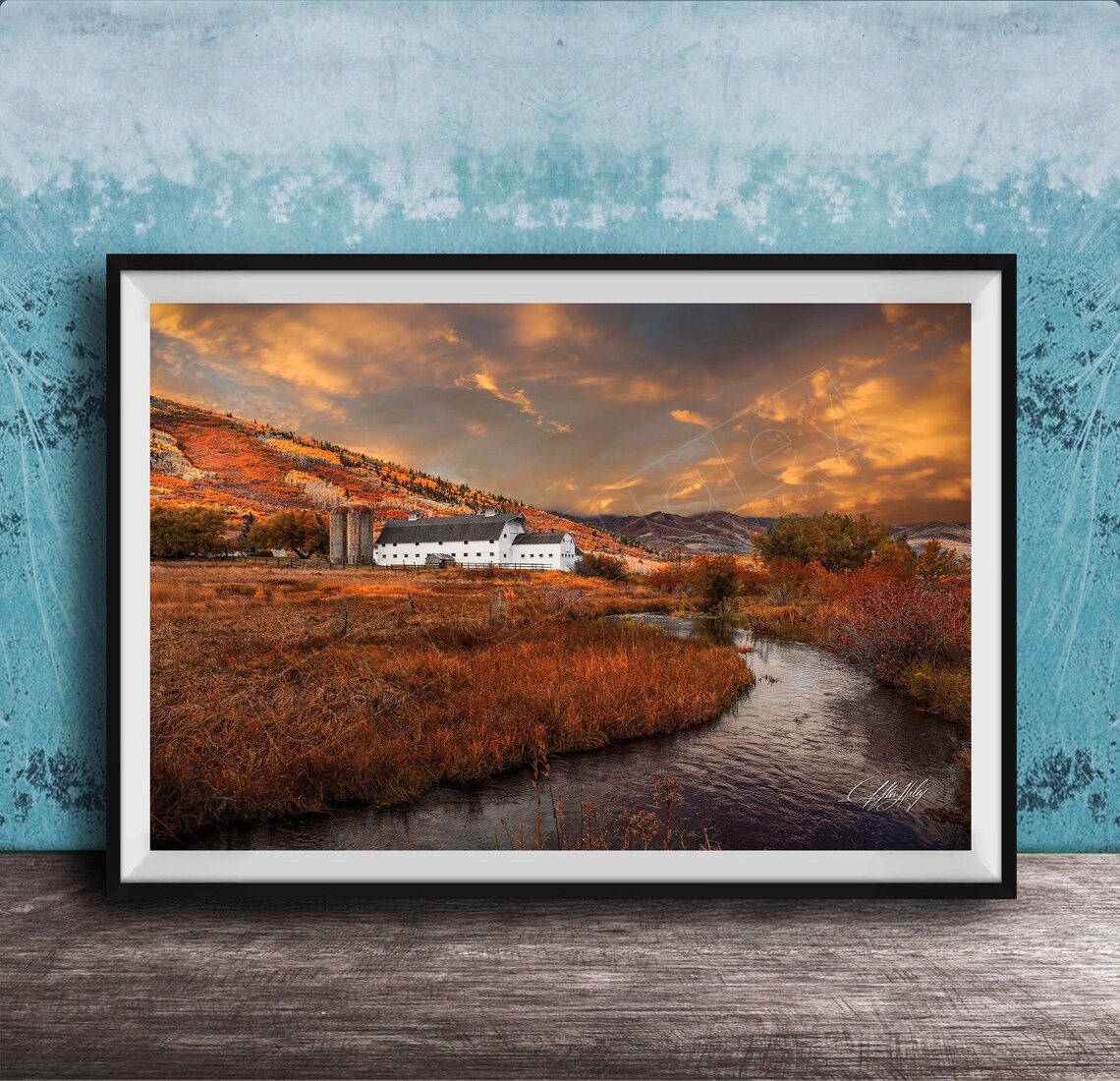Mcpolin Farmstead Barn, Park City Autumn Landscape
