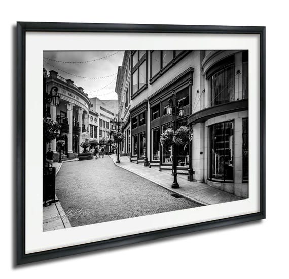 Rodeo Drive Photography Print Glamorous La Shopping Scene