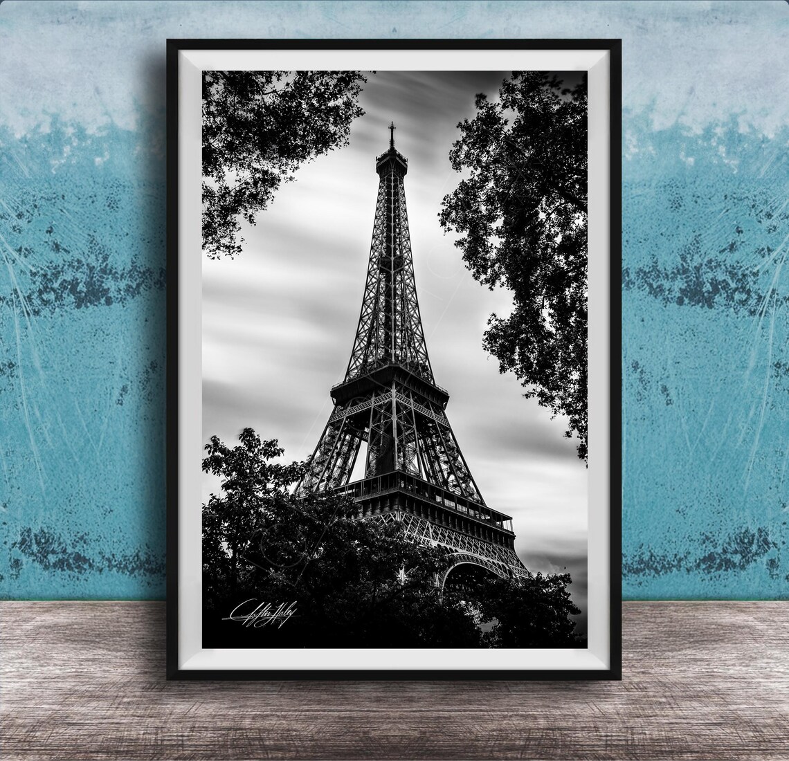 Eiffel Tower Photography Print Paris Cityscape