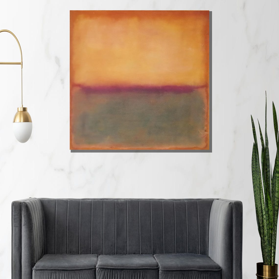 Mark Rothko Earthy Tones Minimalist Organic Color Field Poster - Image 3