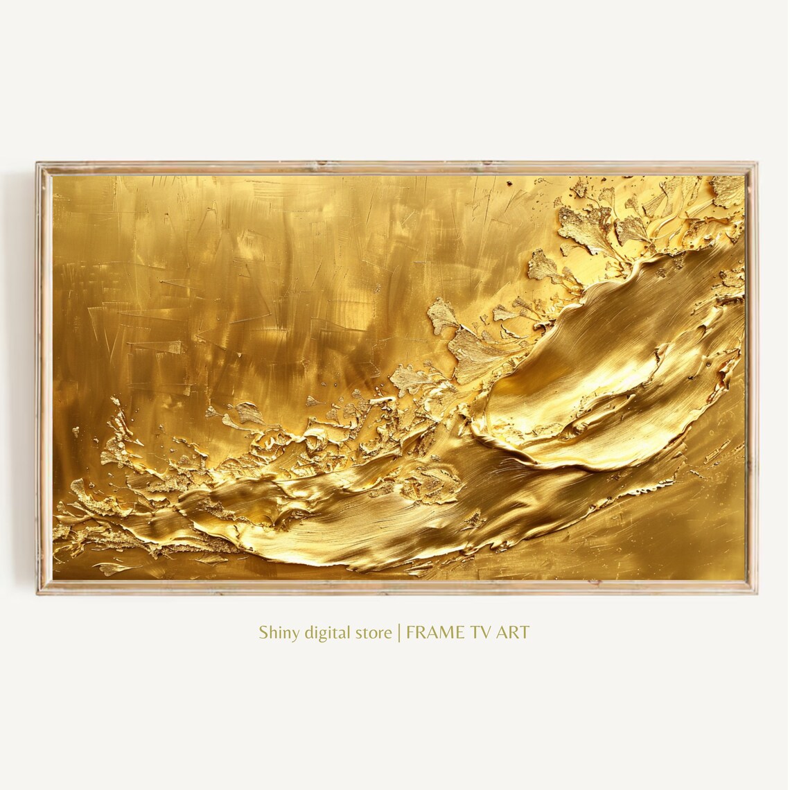 Simple Gold Beauty, Fashion Portrait Art