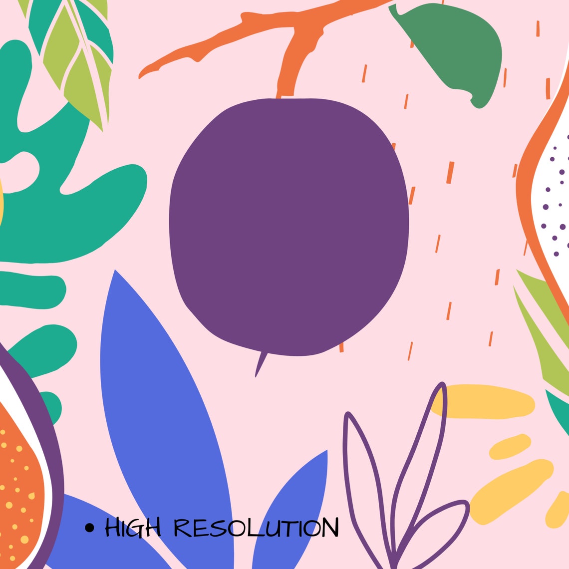 Abstract Modern Pink Boho Botanicals - Image 3
