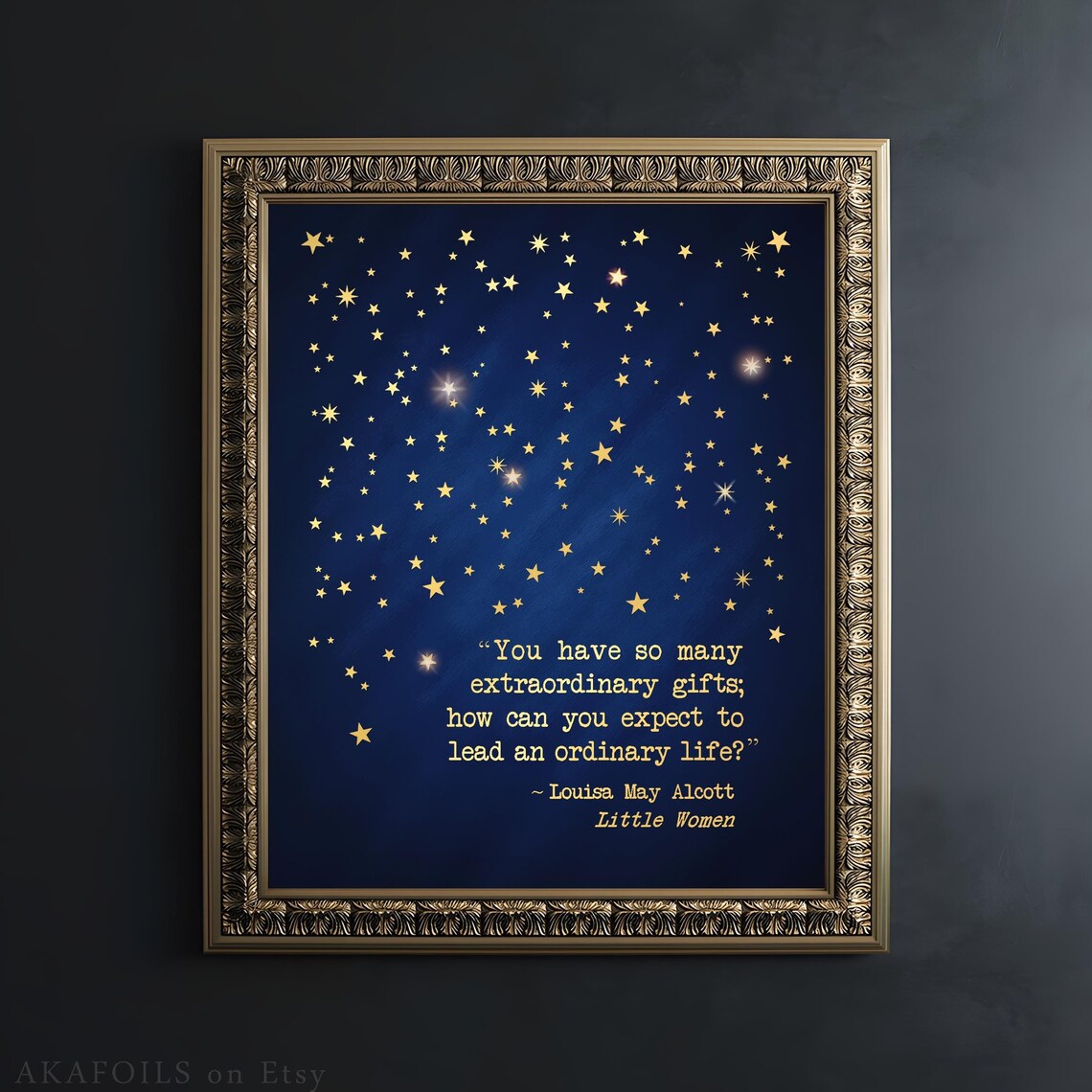 Louisa May Alcott Little Women Quote Art Print