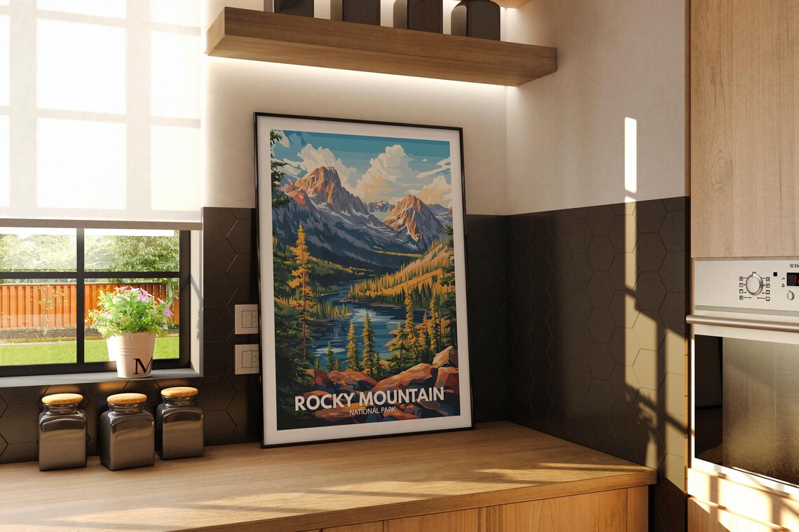 Rocky Mountain National Park, Travel Poster - Image 2